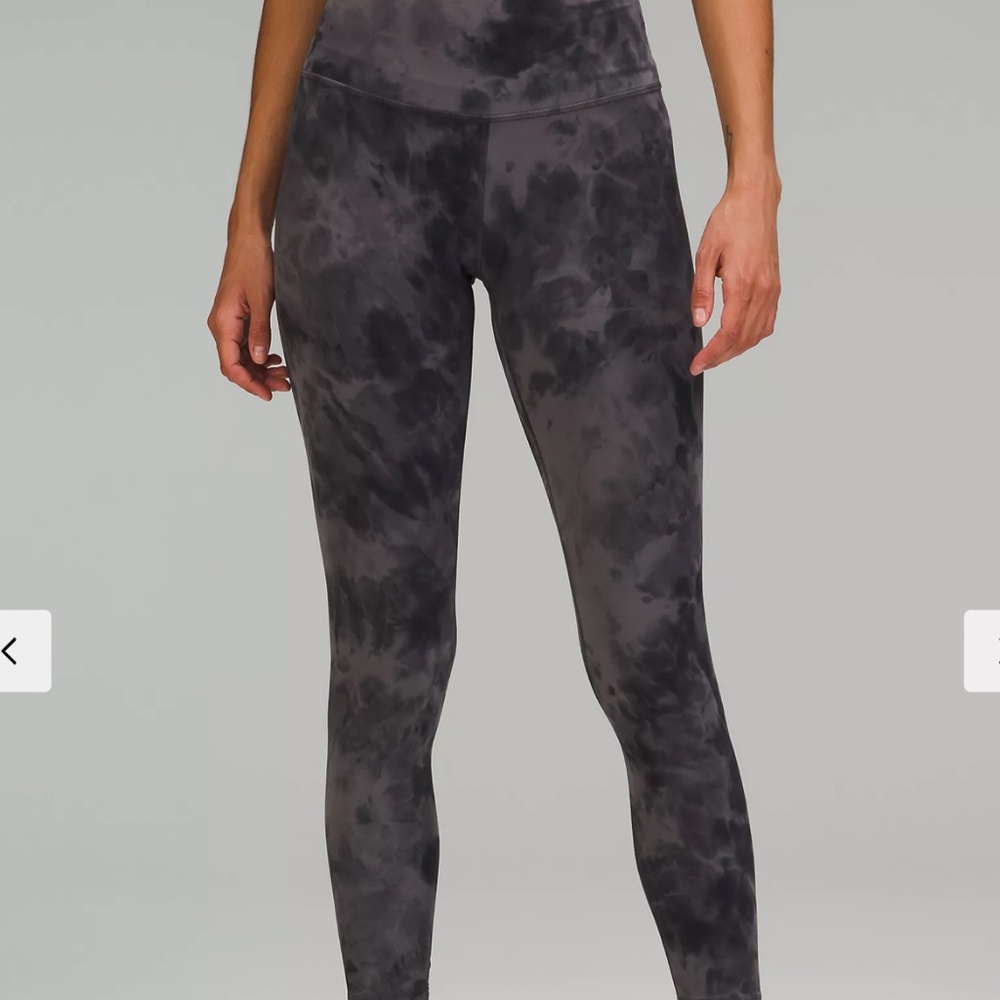 Lululemon Align High-Rise Pant 25" - Diamond Dye Pitch Grey Graphite Grey